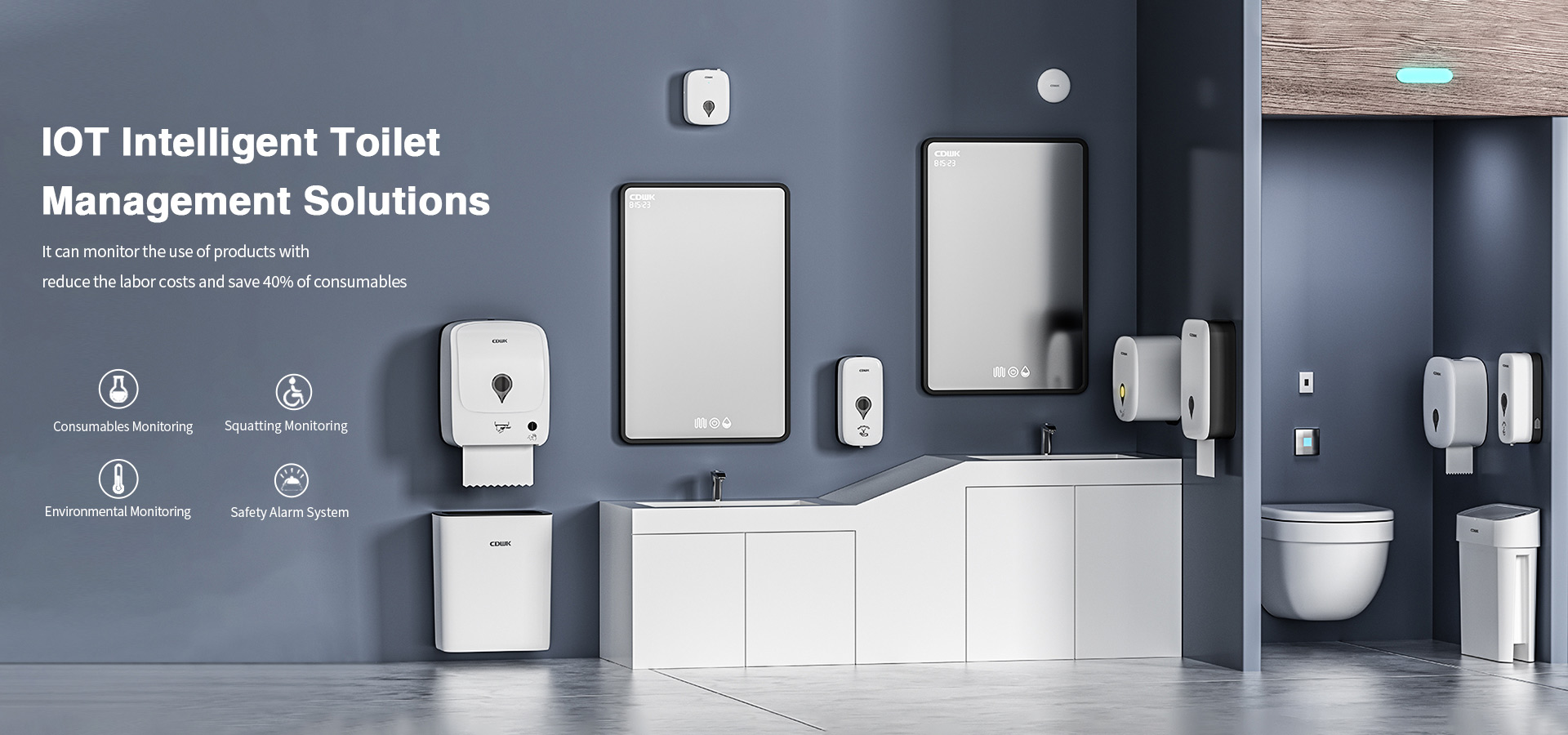 IOT Intelligent Toilet Management Solutions
