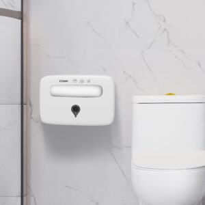 1 CDWK wall mounted ABS plastic 1/2 toilet seat cover dispenser