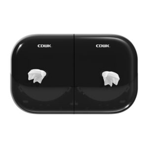 CDWK Double roll center tissue holder Side by Side Design Tissue Paper Dispenser 1