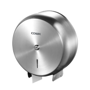 CDWK Paper Roll Dispenser Commercial Bathroom Toilet Large Plate Toilet Paper Dispenser 1