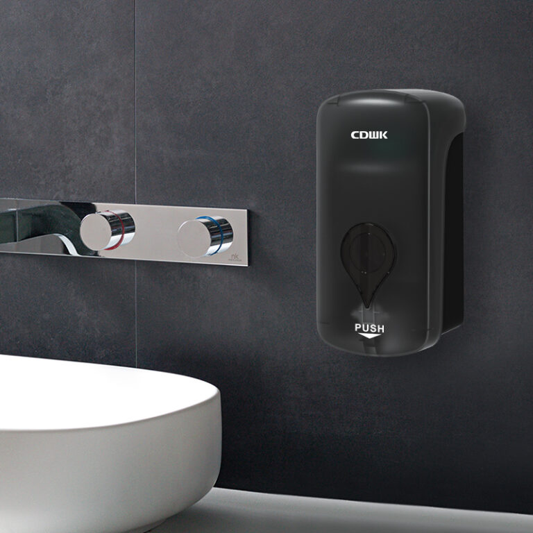 Luxury Smart Press Wall-Mounted Bathroom Wall Manual Soap Dispenser 1