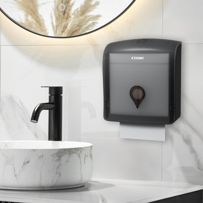 CDWK CD-8075 Commercial Wall Mounted Jumbo Toilet N-folded hand towel dispenser1