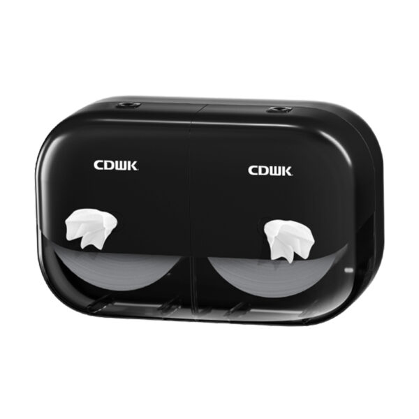 CDWK Double roll center tissue holder Side by Side Design Tissue Paper Dispenser 2