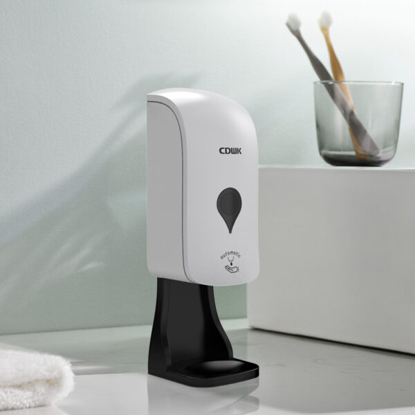 CDWK Factory Direct Sale Wall Mounted Sensor soap dispenser with base, 2000ml capacity 3
