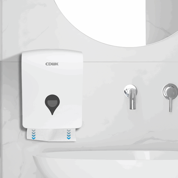 CDWK Supplier wall mounted ABS 5-folded hand towel dispenser 3