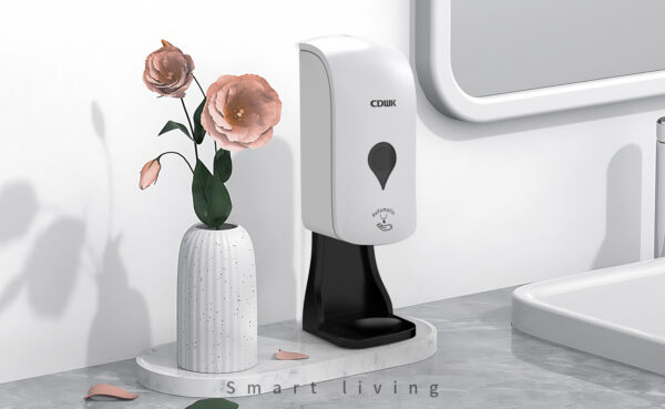 CDWK Factory Direct Sale Wall Mounted Sensor soap dispenser with base, 2000ml capacity 4