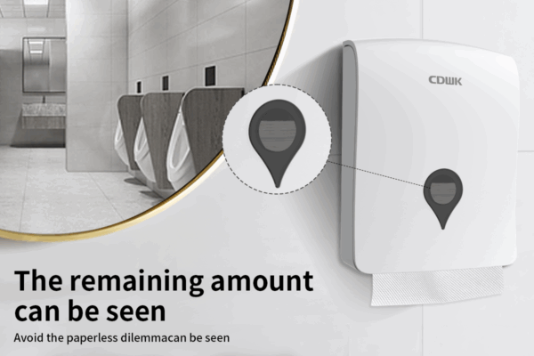 CDWK Supplier wall mounted ABS 5-folded hand towel dispenser 4