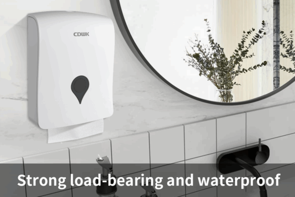 CDWK Supplier wall mounted ABS 5-folded hand towel dispenser 5