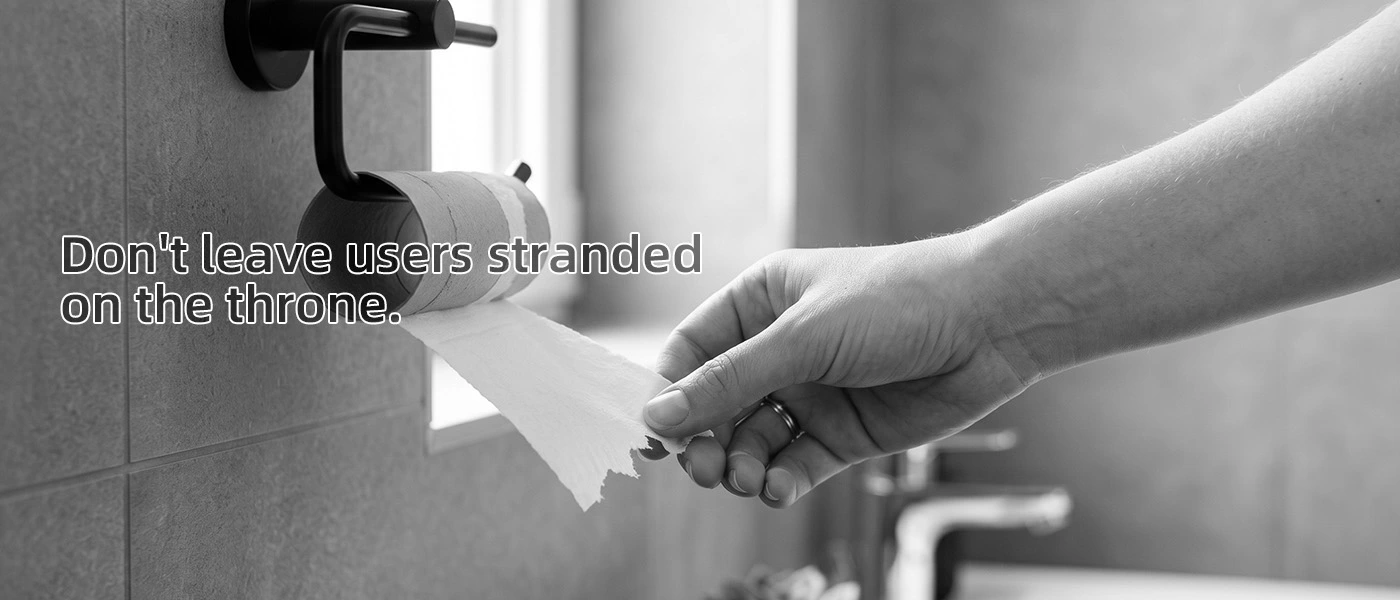 Double Jumbo Roll Toilet Paper Dispenser1