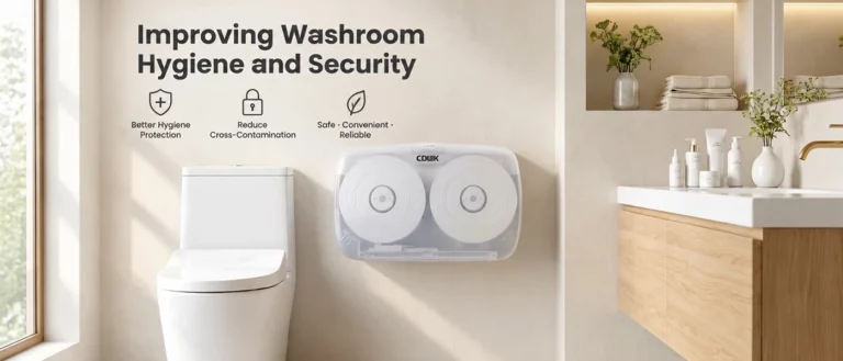 Double Jumbo Roll Toilet Paper Dispenser3