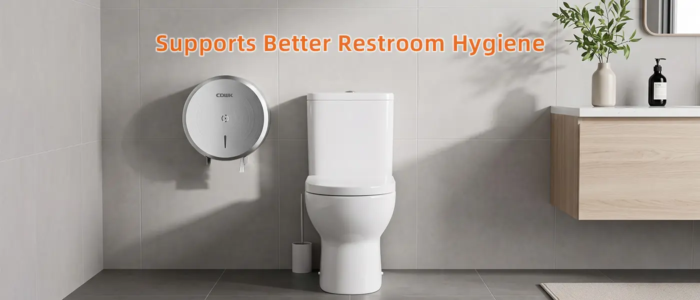 Stainless Steel Commercial Toilet Paper Dispenser2