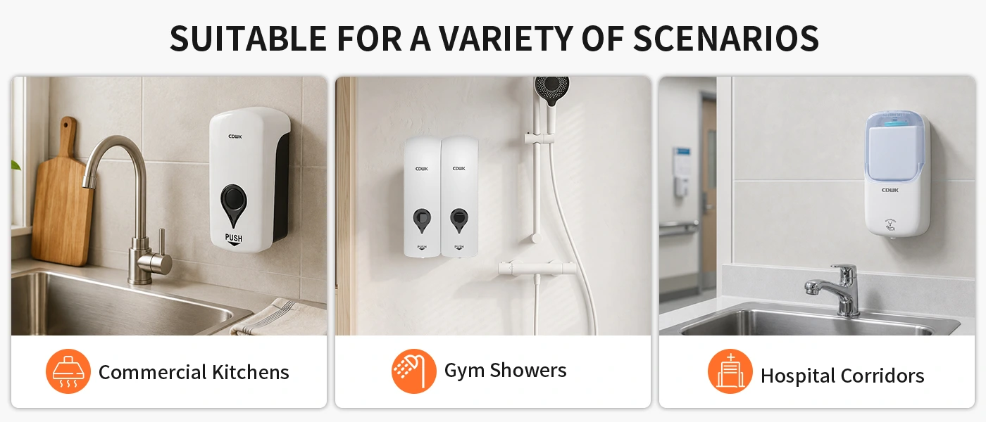 Wall Mounted Hand Soap Dispenser3