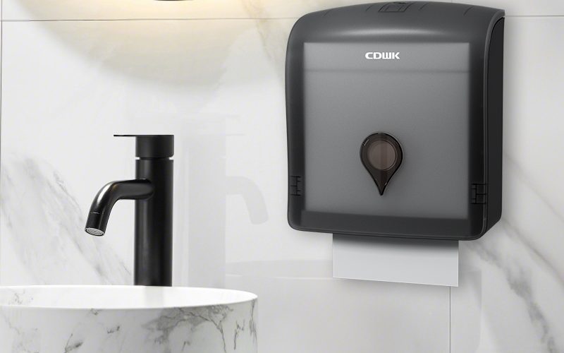 CDWK CD-8075 Commercial Wall Mounted Jumbo Toilet N-folded hand towel dispenser