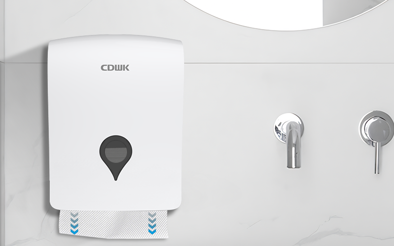 CDWK Supplier wall mounted ABS 5-folded hand towel dispenser 3